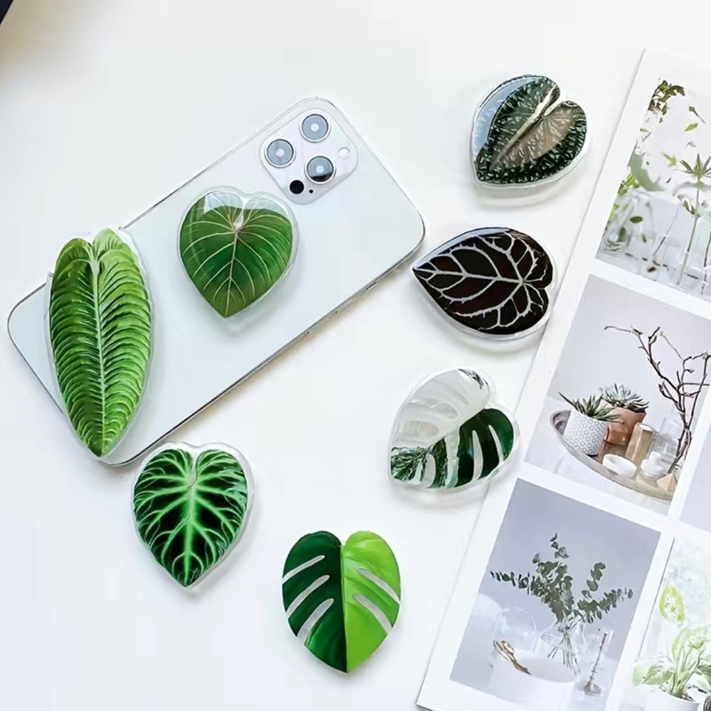 Tropical Leafy Pop Sockets!